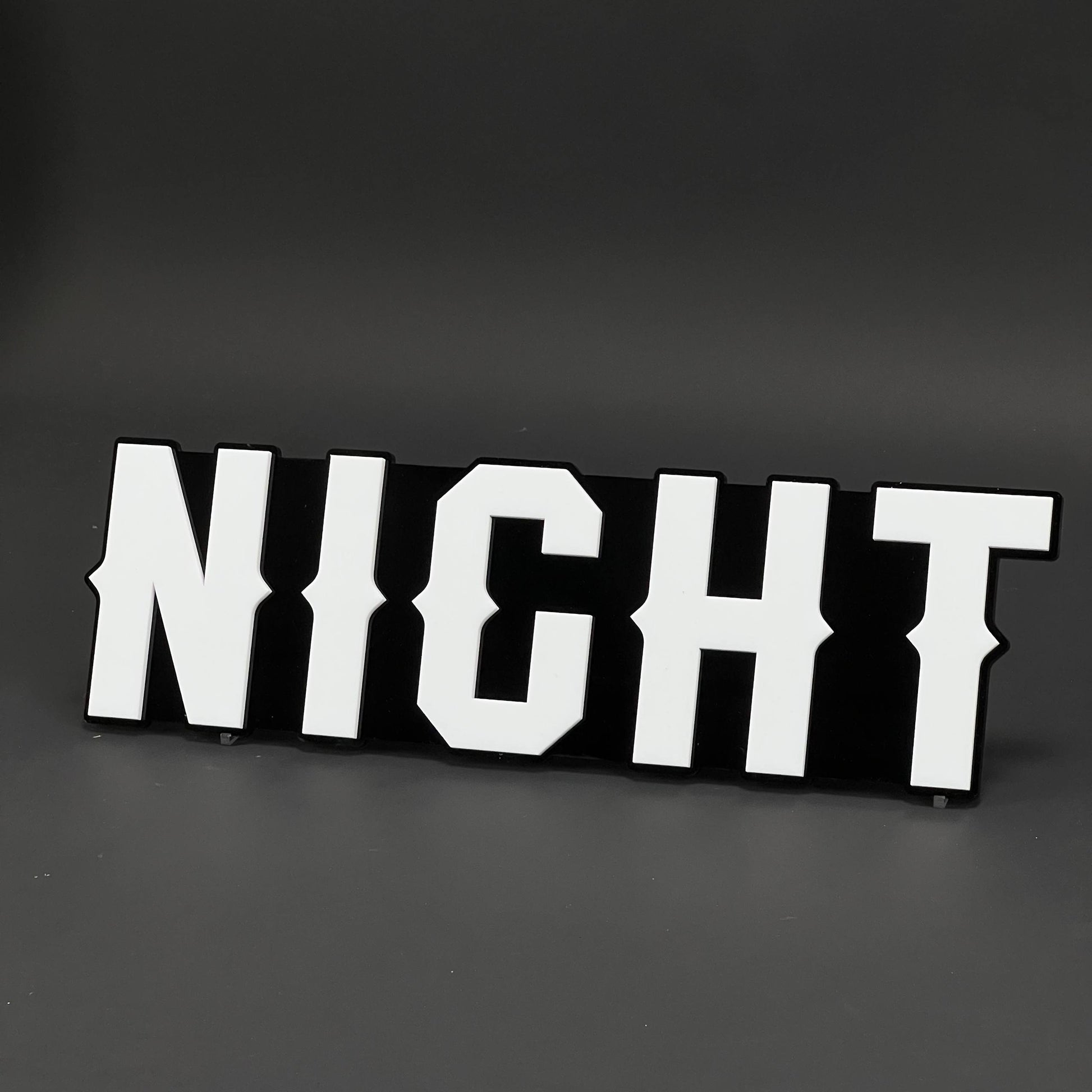 1PC NIGHT 3D Acrylic Badge - Car Truck Emblem Fender Tailgate Trunk Sticker