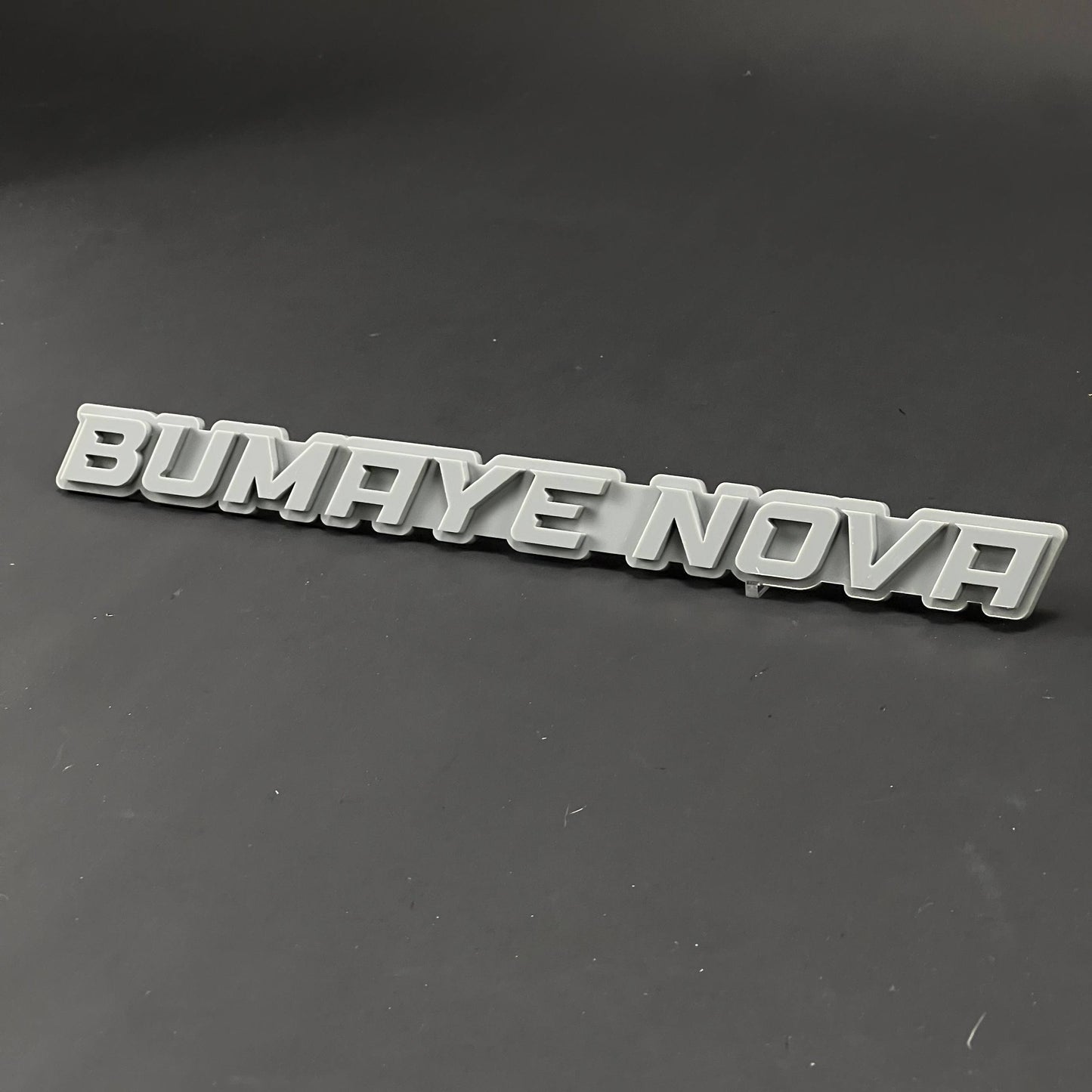 1PC BUMAYE NOVA 3D Acrylic Badge - Car Truck Emblem Fender Sticker