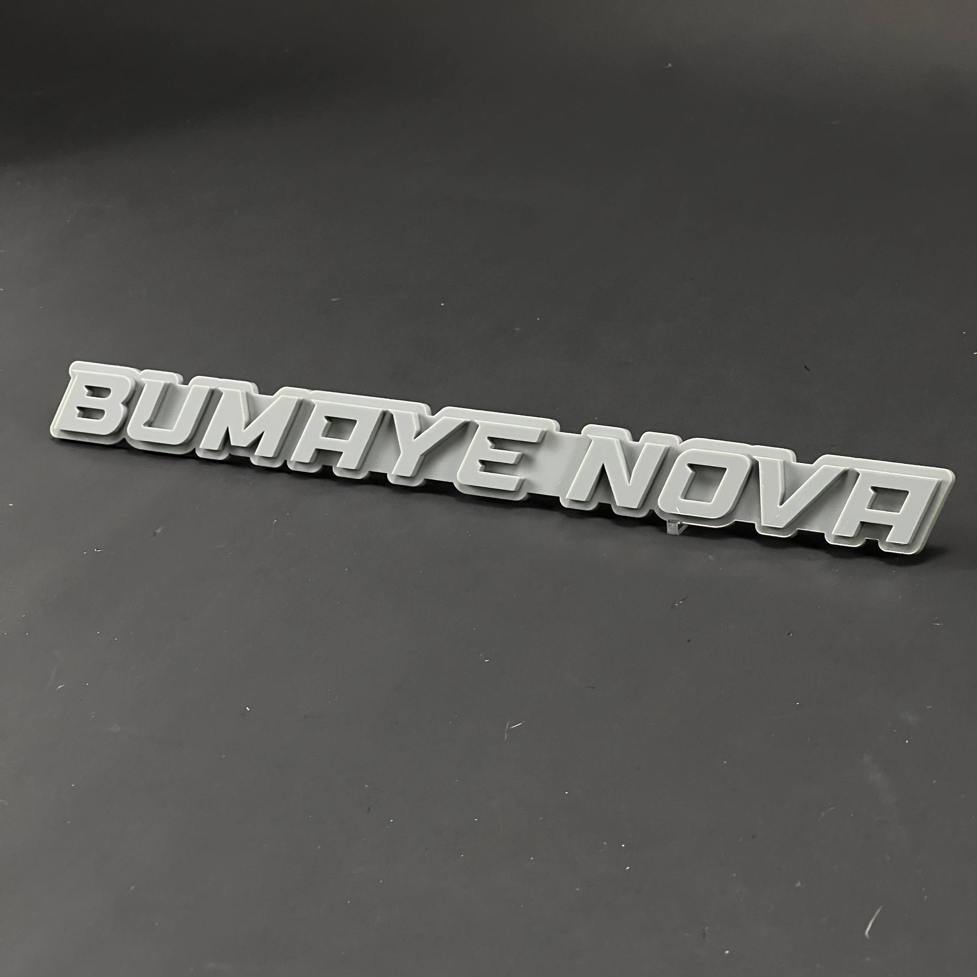 1PC BUMAYE NOVA 3D Acrylic Badge - Car Truck Emblem Fender Sticker