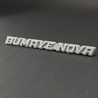 1PC BUMAYE NOVA 3D Acrylic Badge - Car Truck Emblem Fender Sticker