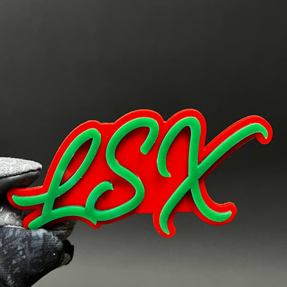1PC LSX 3D Acrylic Badge - Car Truck Emblem Fender Tailgate Trunk Sticker