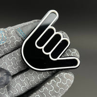 1PC Shaka Hand 3D Acrylic Badge - Car Truck Emblem Fender Tailgate Trunk Sticker