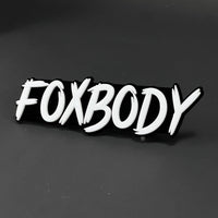 1PC FOXBODY 3D Acrylic Badge - Car Truck Emblem Fender Tailgate Trunk Sticker
