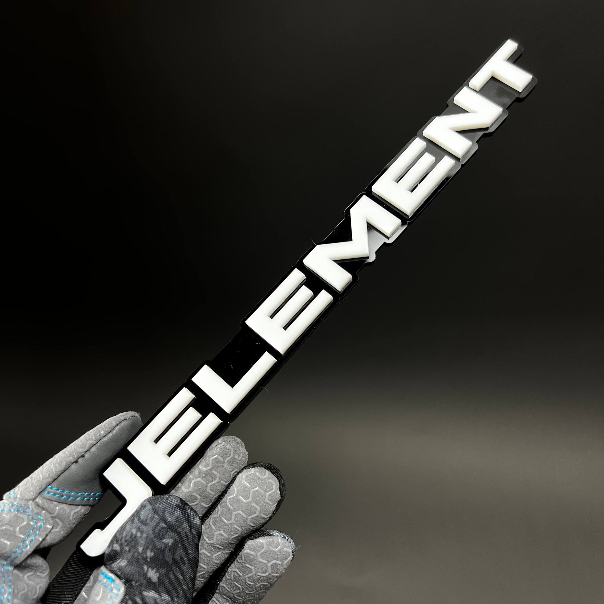 1PC JELEMENT 3D Acrylic Badge - Car Truck Emblem Fender Tailgate Trunk Sticker