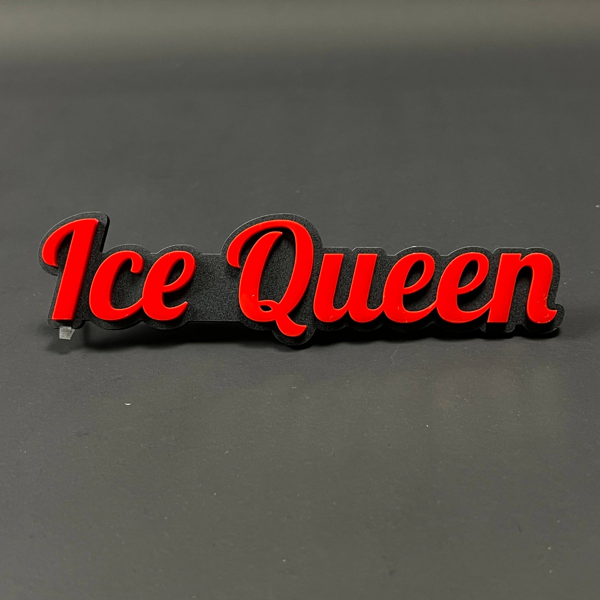 1PC Ice Queen 3D Acrylic Badge - Car Truck Emblem Fender Tailgate Trunk Sticker