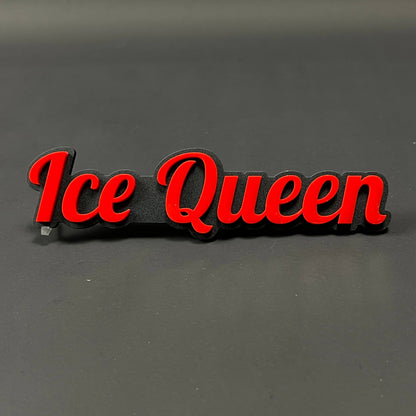 1PC Ice Queen 3D Acrylic Badge - Car Truck Emblem Fender Tailgate Trunk Sticker