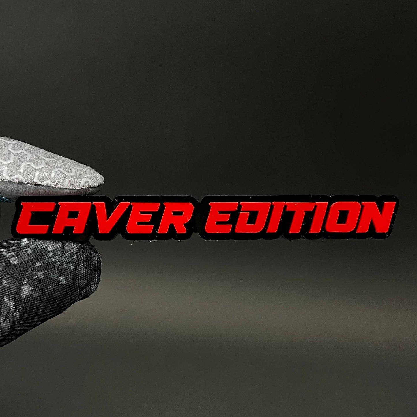 1PC CAVER EDITION 3D Acrylic Badge - Car Truck Emblem Fender Sticker