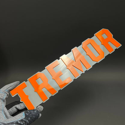 1PC TREMOR 3D Acrylic Badge - Car Truck Emblem Fender Tailgate Trunk Sticker