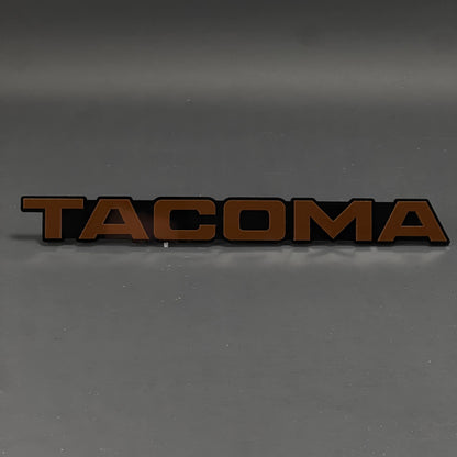 1PC TACOMA 3D Acrylic Badge - Car Truck Emblem Fender Tailgate Trunk Sticker