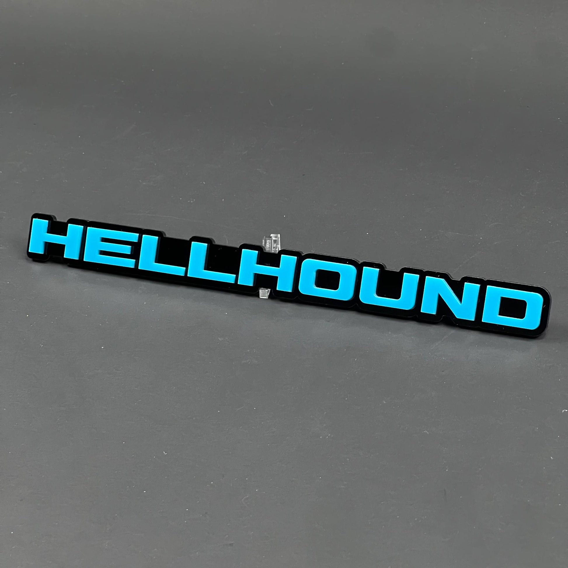 1PC HELLHOUND 3D Acrylic Badge - Car Truck Emblem Fender Tailgate Trunk Sticker