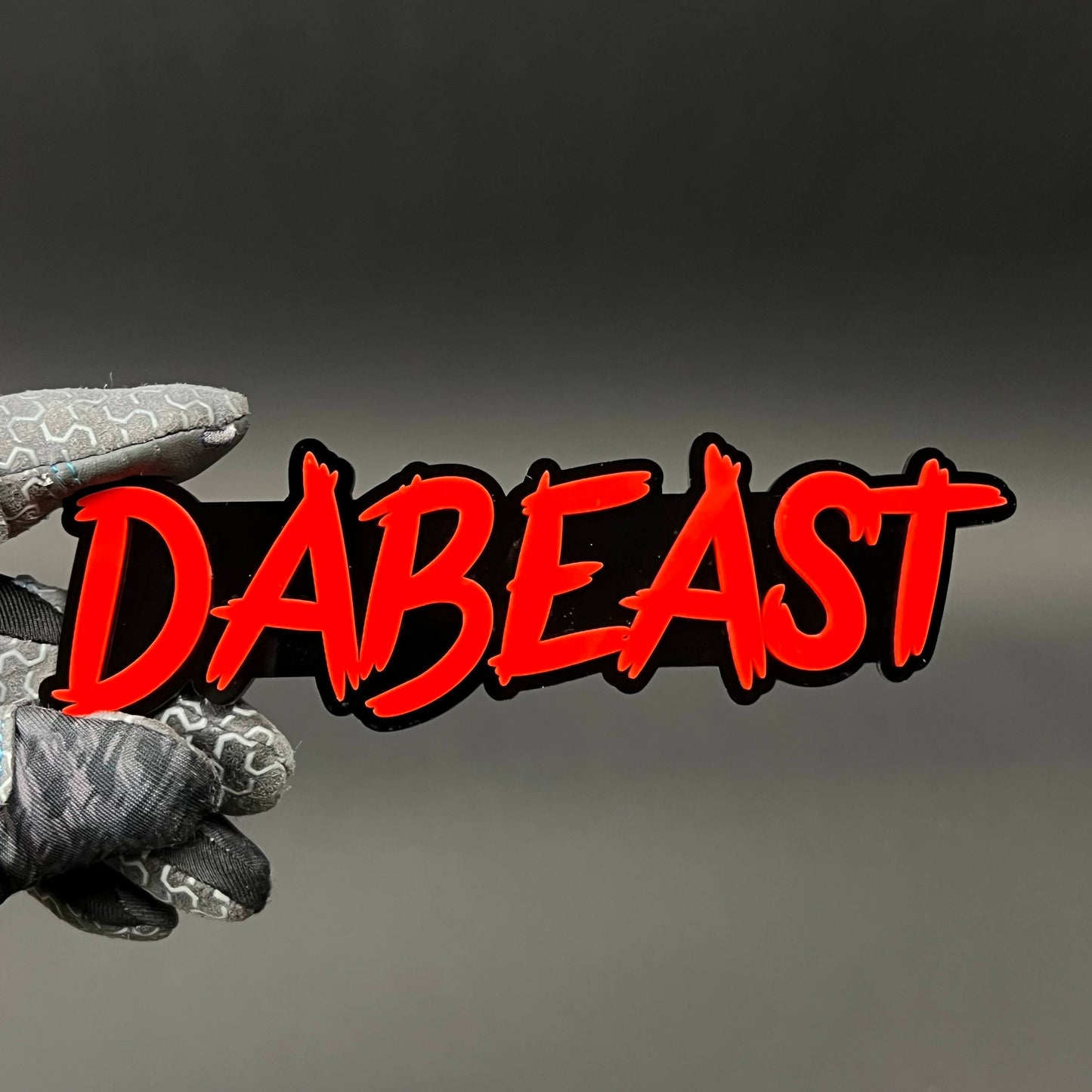 1PC DABEAST 3D Acrylic Badge - Car Truck Emblem Fender Tailgate Trunk Sticker
