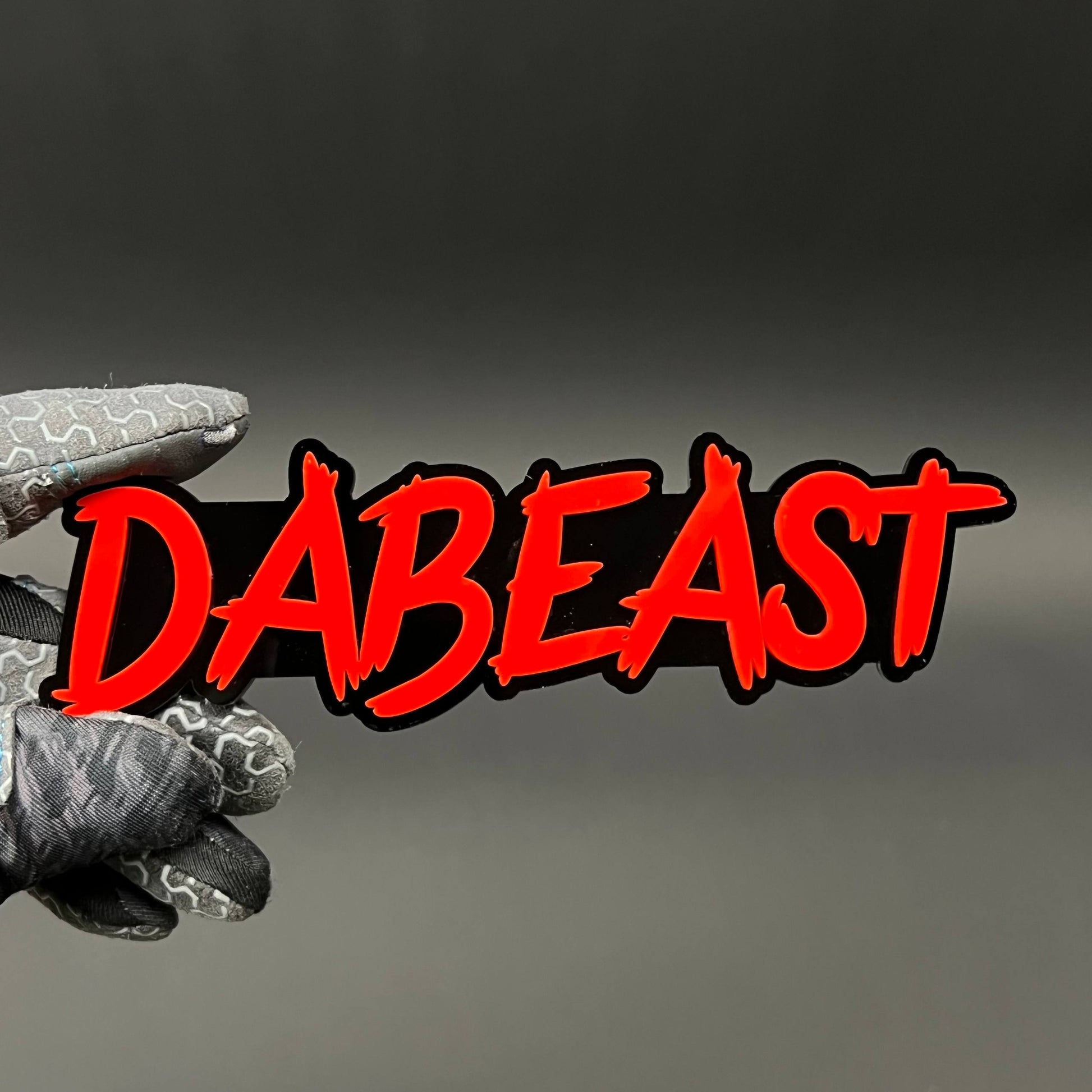1PC DABEAST 3D Acrylic Badge - Car Truck Emblem Fender Tailgate Trunk Sticker