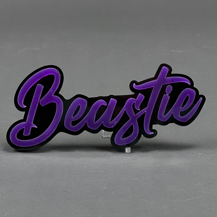 1PC Beastie 3D Acrylic Badge - Car Truck Emblem Fender Tailgate Trunk Sticker