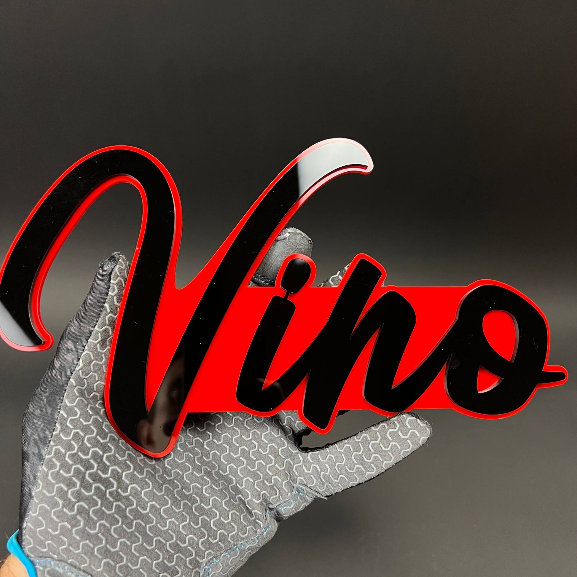 1PC Vino 3D Acrylic Badge - Car Truck Emblem Fender Tailgate Trunk Sticker