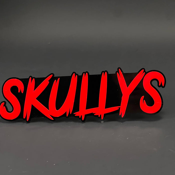 1PC SKULLYS 3D Acrylic Badge - Car Truck Emblem Fender Tailgate Trunk Sticker