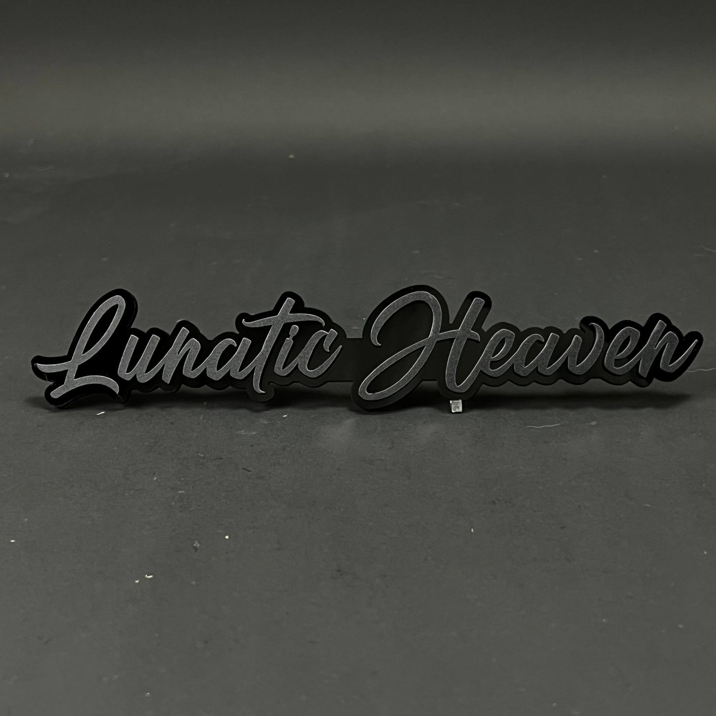 1PC Lunatic Heaven 3D Acrylic Badge - Car Truck Emblem Fender Sticker