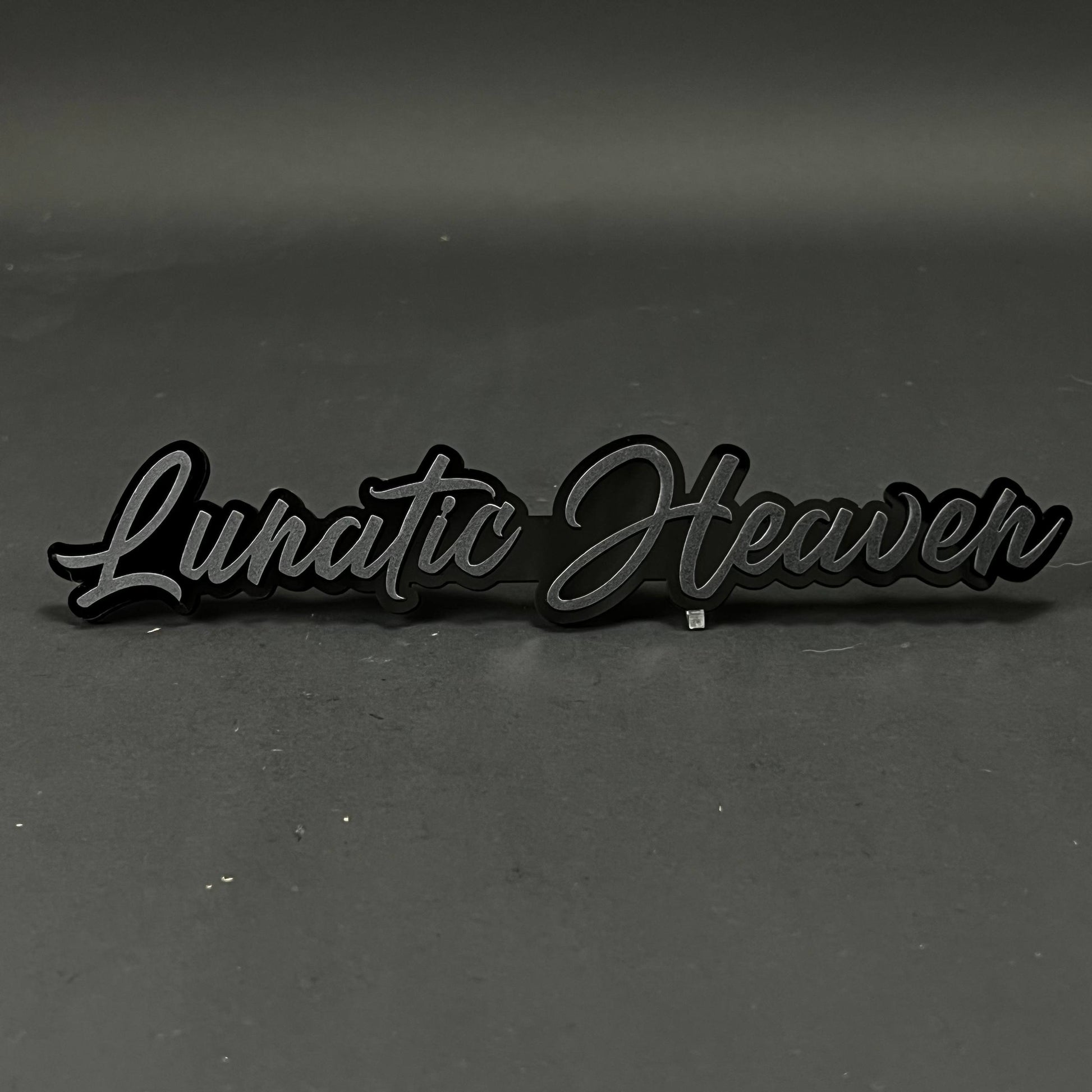 1PC Lunatic Heaven 3D Acrylic Badge - Car Truck Emblem Fender Sticker