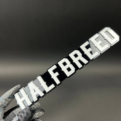 1PC HALFBREED 3D Acrylic Badge - Car Truck Emblem Fender Tailgate Trunk Sticker