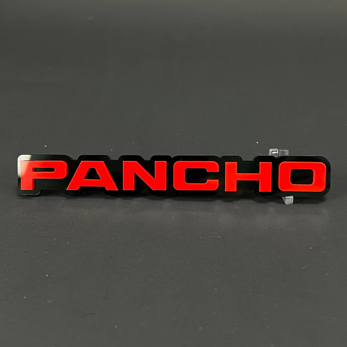 1PC PANCHO 3D Acrylic Badge - Car Truck Emblem Fender Tailgate Trunk Sticker