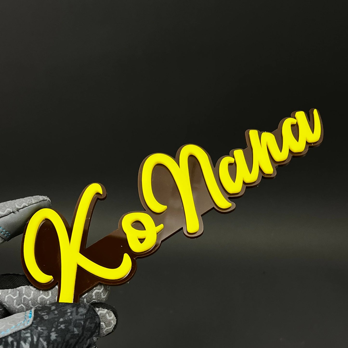 1PC KoNana 3D Acrylic Badge - Car Truck Emblem Fender Tailgate Trunk Sticker