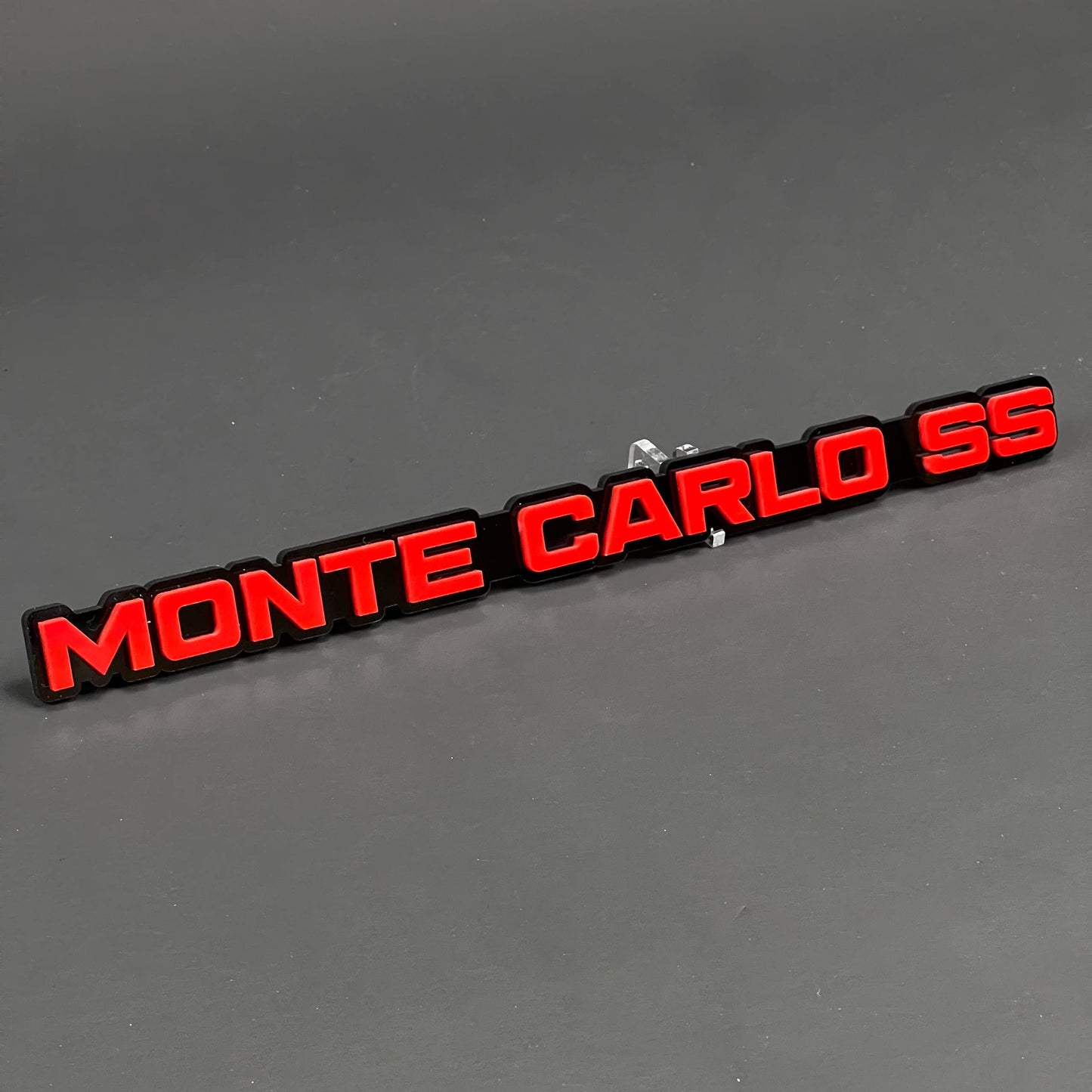 1PC MONTE CARLO SS 3D Acrylic Badge - Car Truck Emblem Fender Tailgate Trunk Sticker