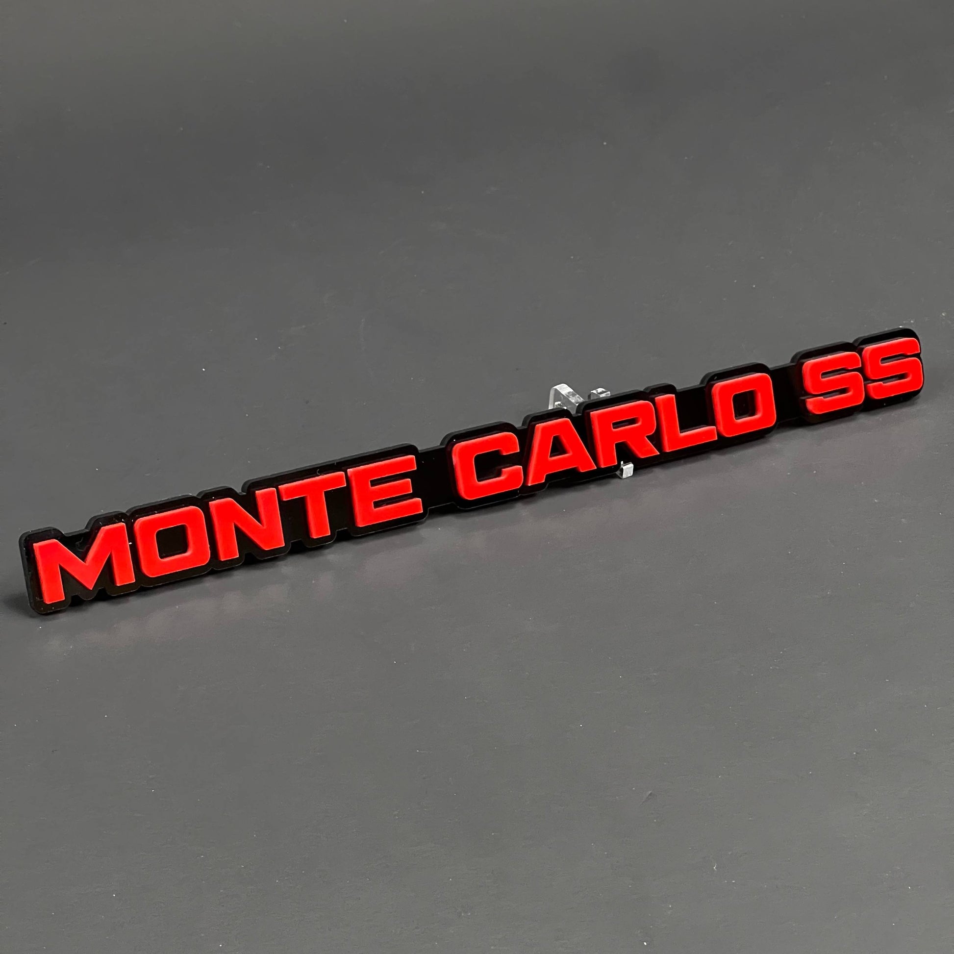 1PC MONTE CARLO SS 3D Acrylic Badge - Car Truck Emblem Fender Tailgate Trunk Sticker