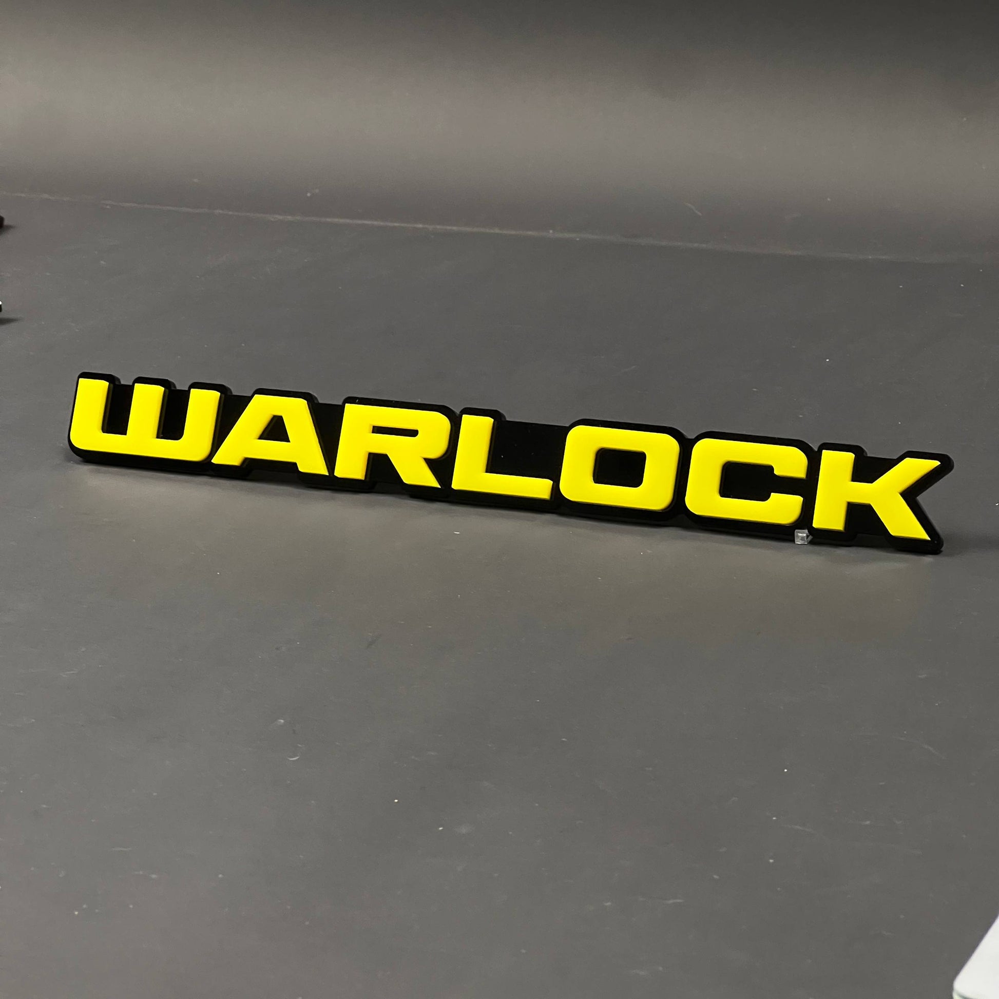 1PC WARLOCK 3D Acrylic Badge - Car Truck Emblem Fender Tailgate Trunk Sticker