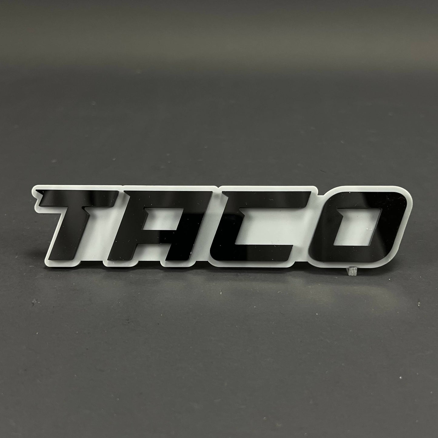 1PC TACO 3D Acrylic Badge - Car Truck Emblem Fender Tailgate Trunk Sticker