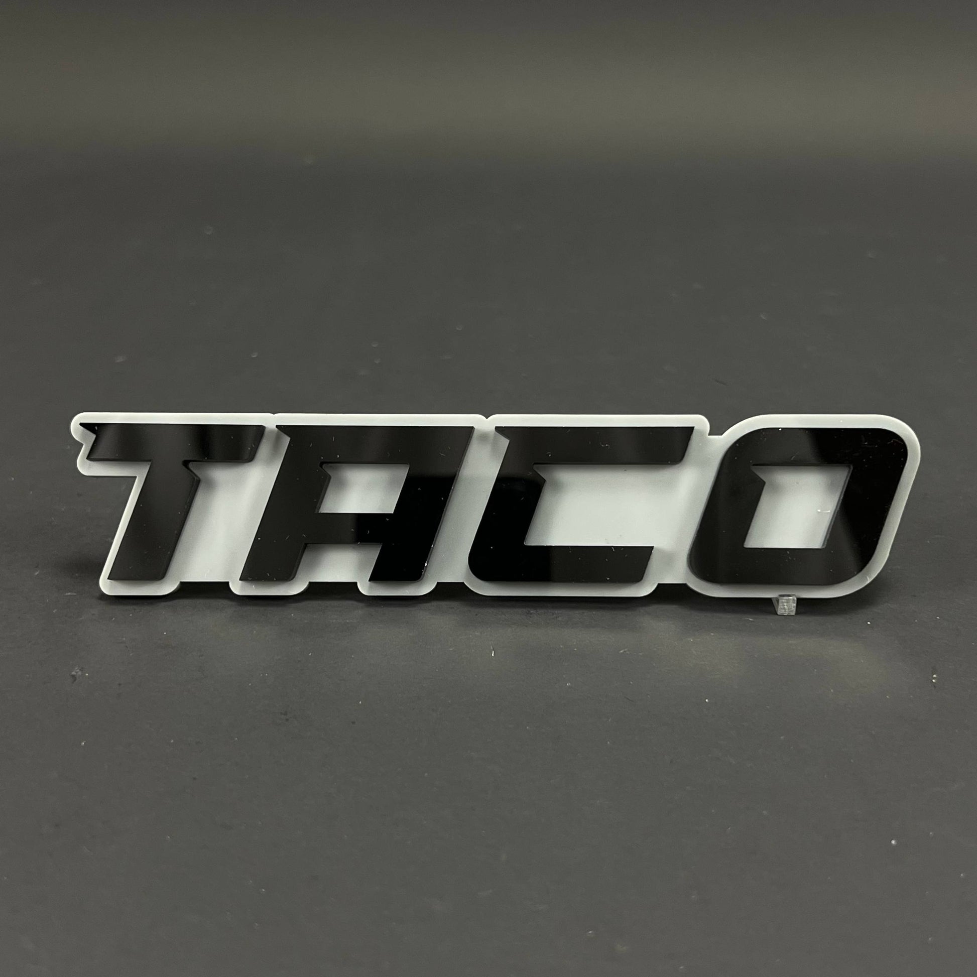 1PC TACO 3D Acrylic Badge - Car Truck Emblem Fender Tailgate Trunk Sticker