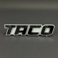 1PC TACO 3D Acrylic Badge - Car Truck Emblem Fender Tailgate Trunk Sticker