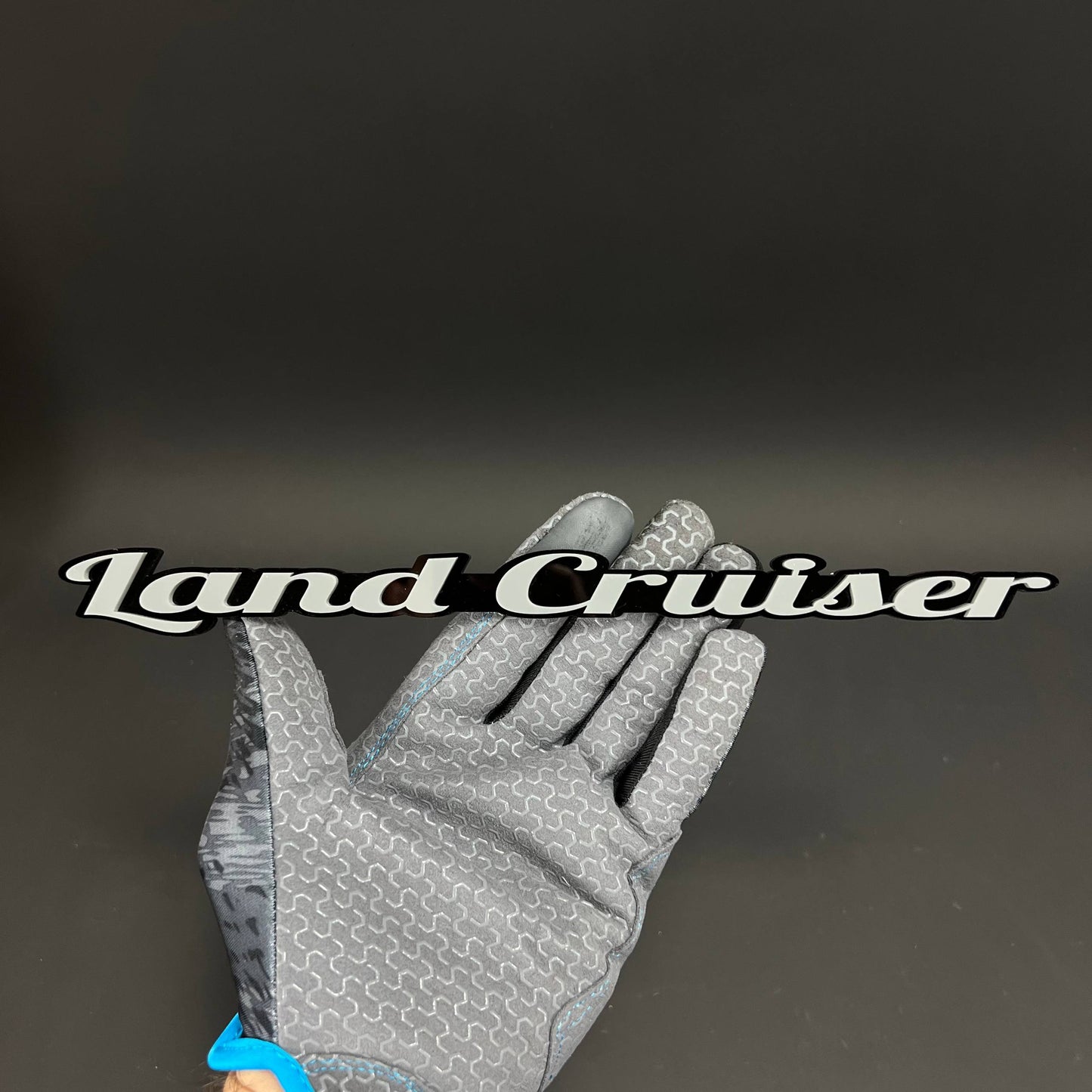1PC Land Cruiser 3D Acrylic Badge - Car Truck Emblem Fender Sticker