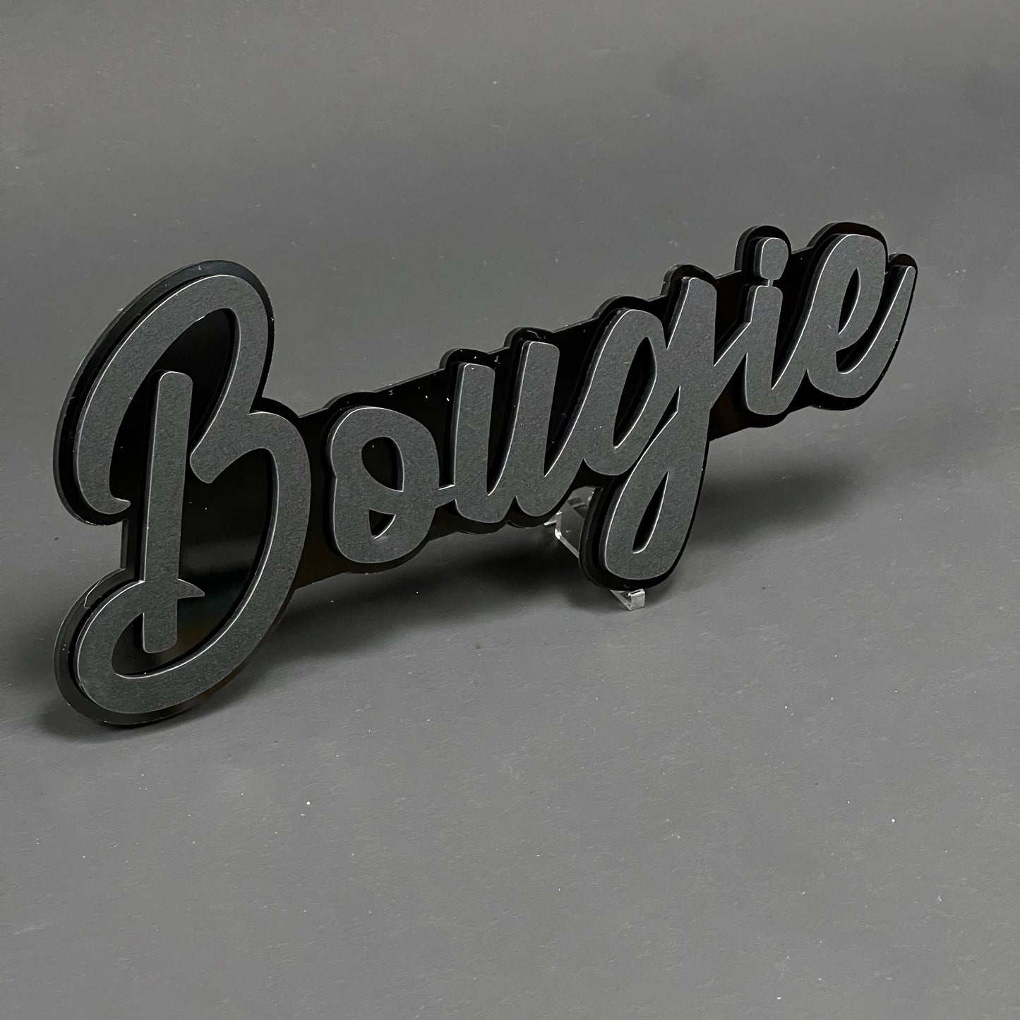 1PC Bougie 3D Acrylic Badge - Car Truck Emblem Fender Tailgate Trunk Sticker