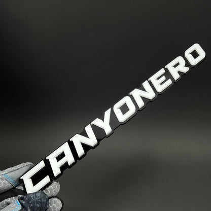 1PC CANYONERO 3D Acrylic Badge - Car Truck Emblem Fender Tailgate Trunk Sticker