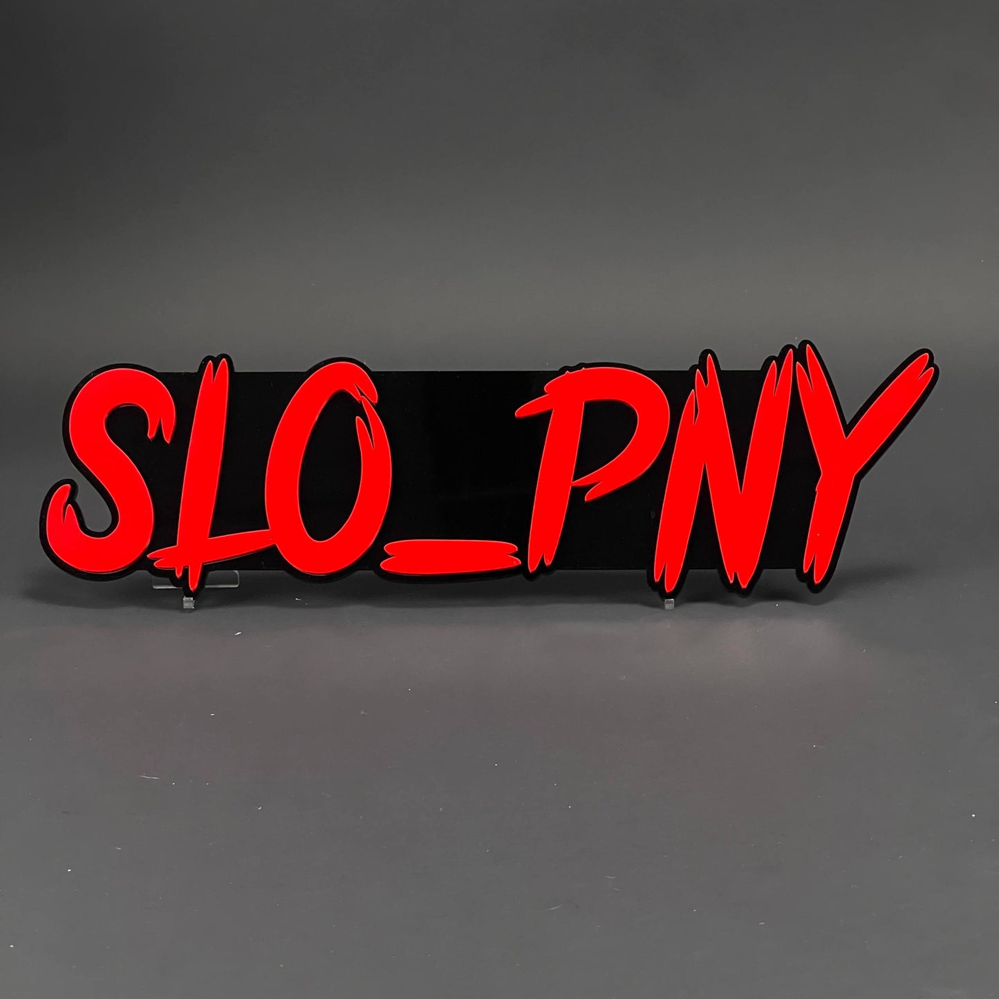 1PC SLO_PNY 3D Acrylic Badge - Car Truck Emblem Fender Tailgate Trunk Sticker