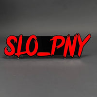1PC SLO_PNY 3D Acrylic Badge - Car Truck Emblem Fender Tailgate Trunk Sticker