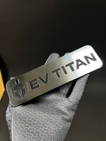 1PC EV TITAN 3D Acrylic Badge - Car Truck Emblem Fender Tailgate Trunk Sticker