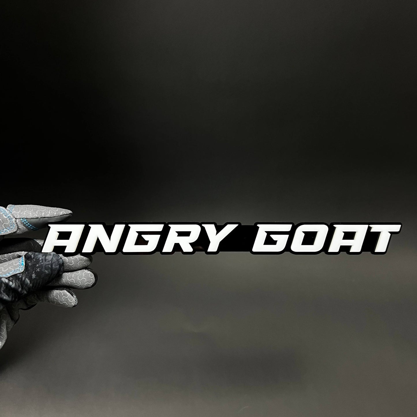 1PC ANGRY GOAT 3D Acrylic Badge - Car Truck Emblem Fender Tailgate Trunk Sticker