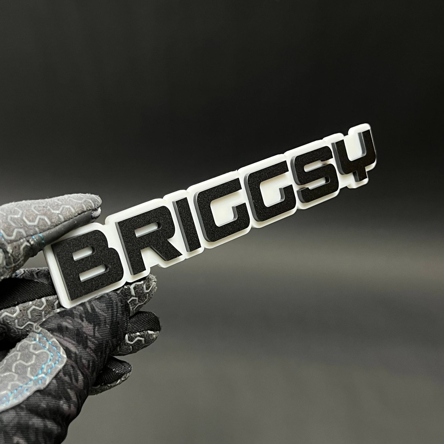 1PC BRIGGSY 3D Acrylic Badge - Car Truck Emblem Fender Tailgate Trunk Sticker