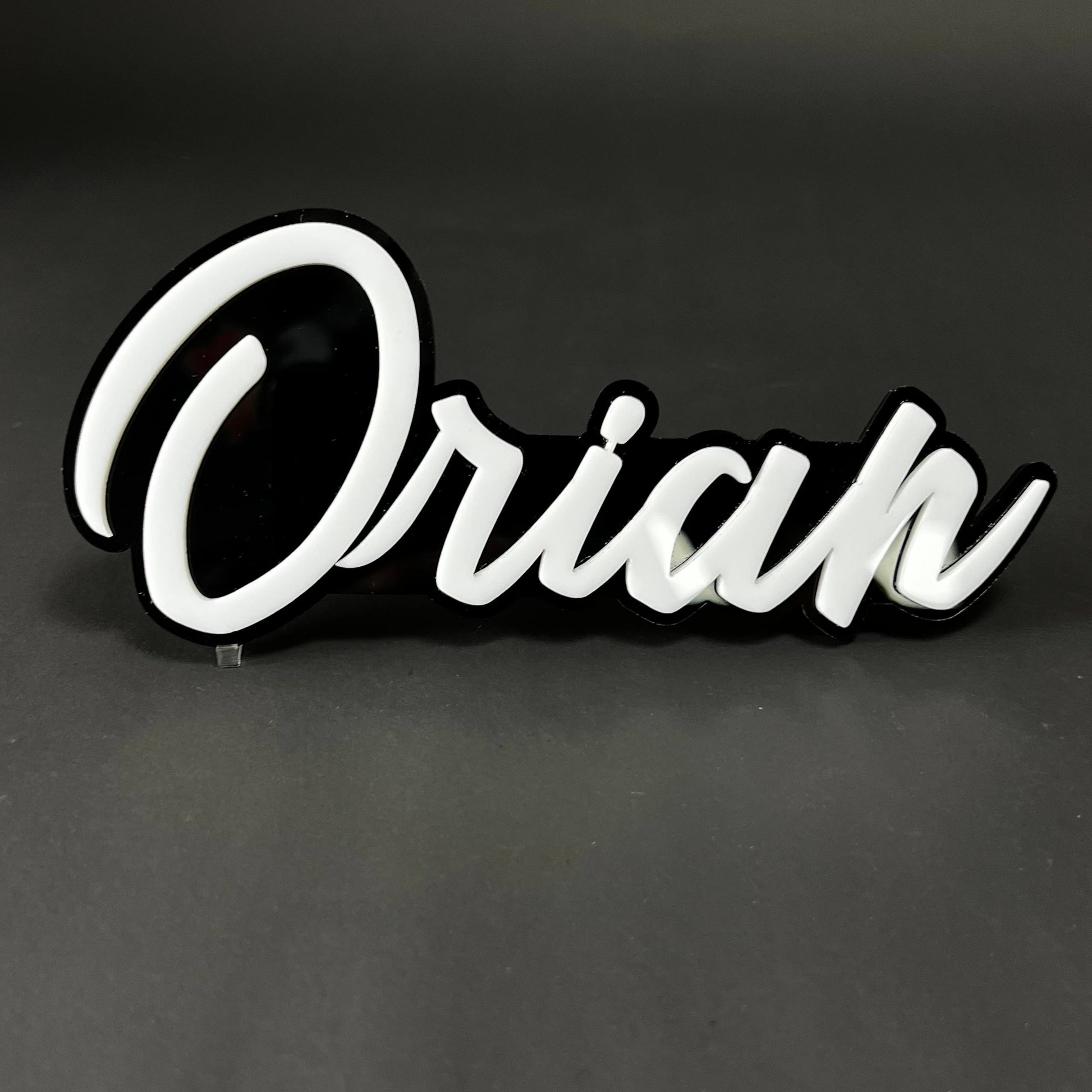 1PC Oriah 3D Acrylic Badge - Car Truck Emblem Fender Tailgate Trunk Sticker