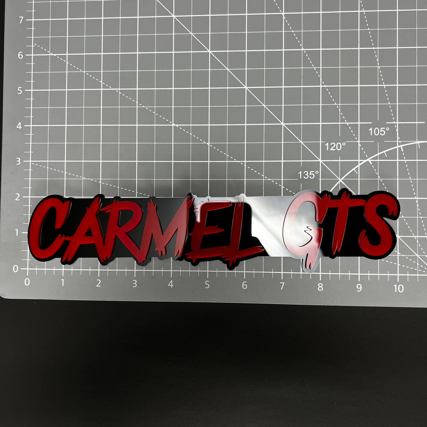 1PC CARMEL GTS 3D Acrylic Badge - Car Truck Emblem Fender Tailgate Trunk Sticker