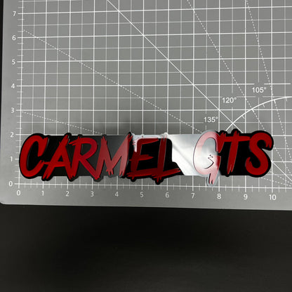 1PC CARMEL GTS 3D Acrylic Badge - Car Truck Emblem Fender Tailgate Trunk Sticker