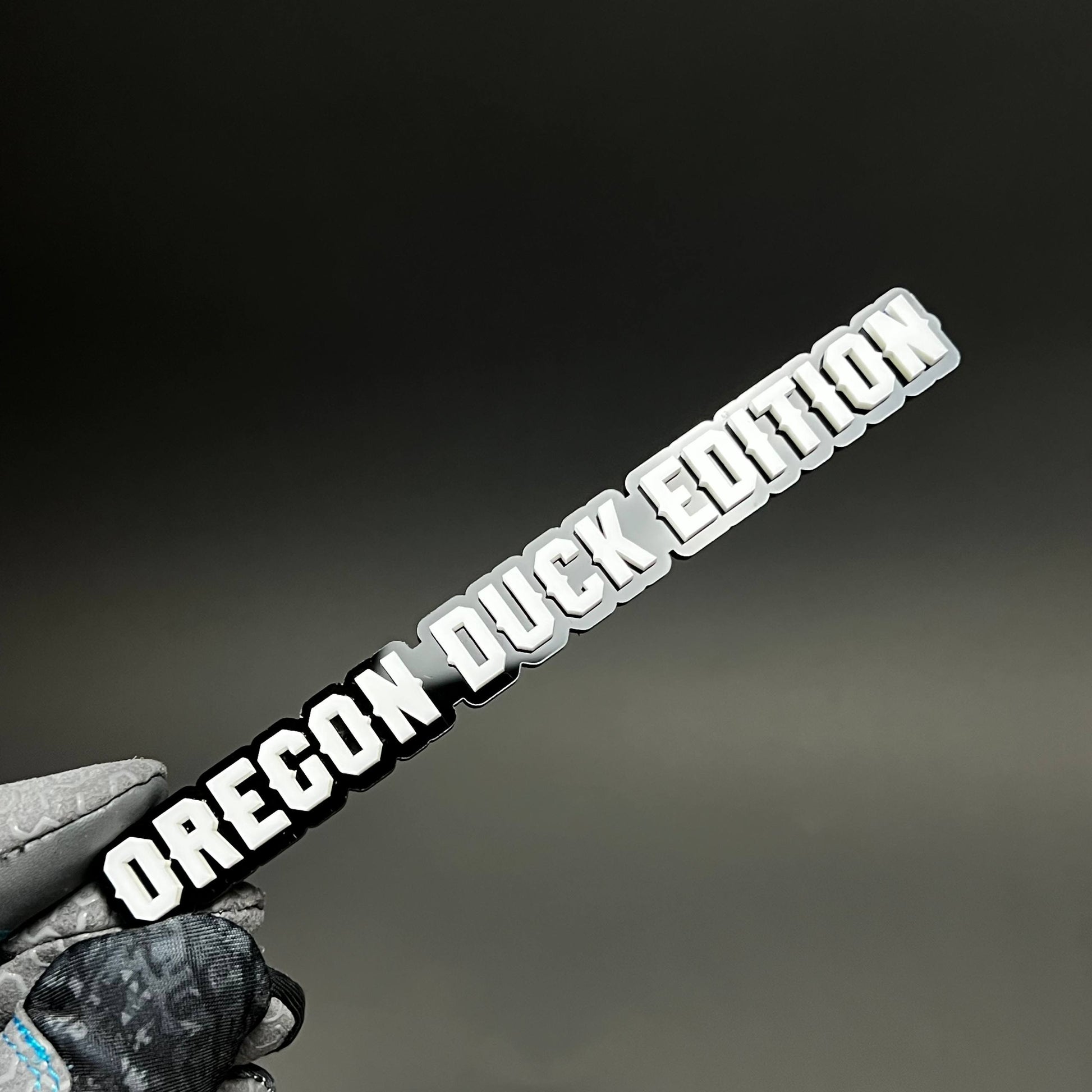 1PC OREGON DUCK EDITION 3D Acrylic Badge - Car Truck Emblem Fender Sticker