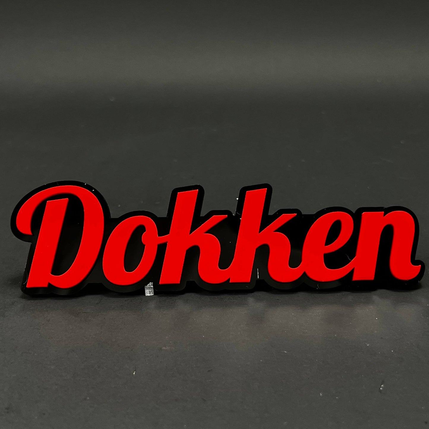 1PC Dokken 3D Acrylic Badge - Car Truck Emblem Fender Tailgate Trunk Sticker