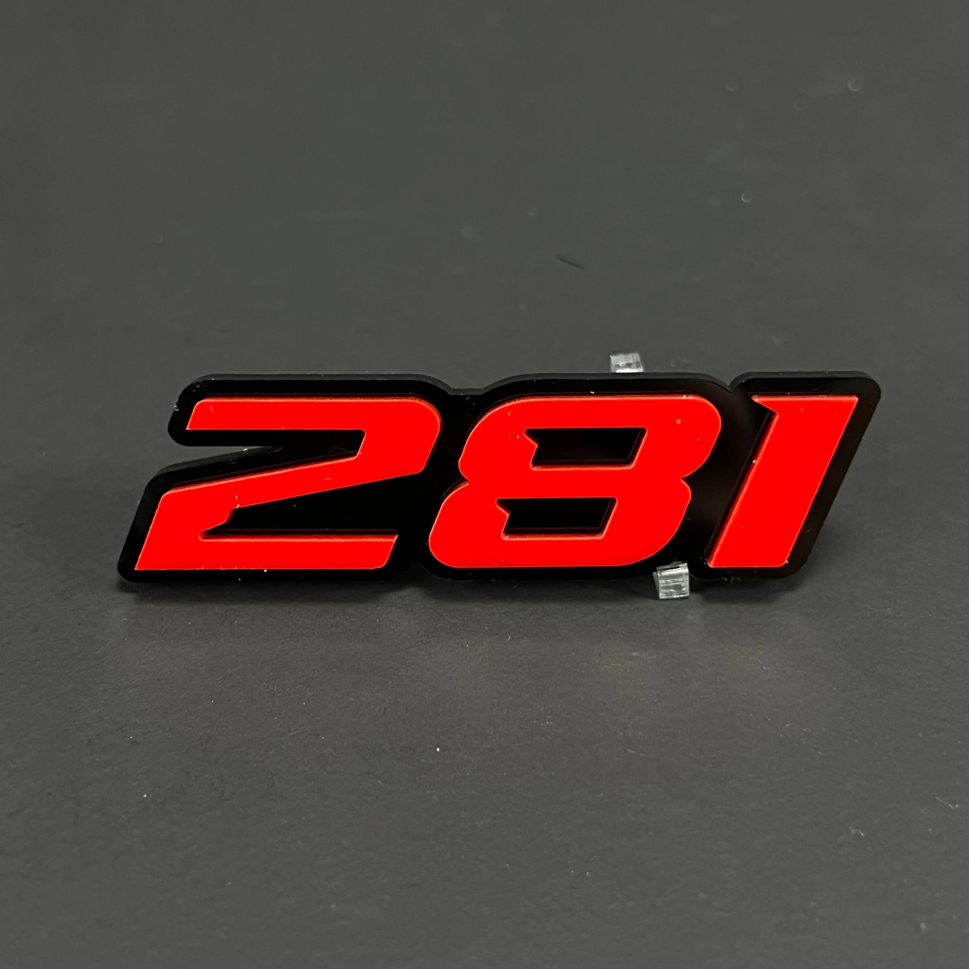 1PC 281 3D Acrylic Badge - Car Truck Emblem Fender Tailgate Trunk Sticker