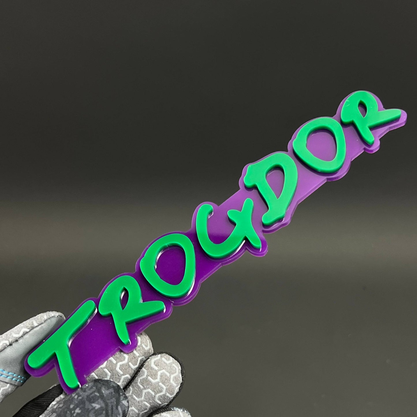 1PC TROGDOR 3D Acrylic Badge - Car Truck Emblem Fender Tailgate Trunk Sticker