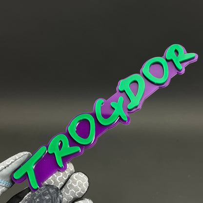 1PC TROGDOR 3D Acrylic Badge - Car Truck Emblem Fender Tailgate Trunk Sticker