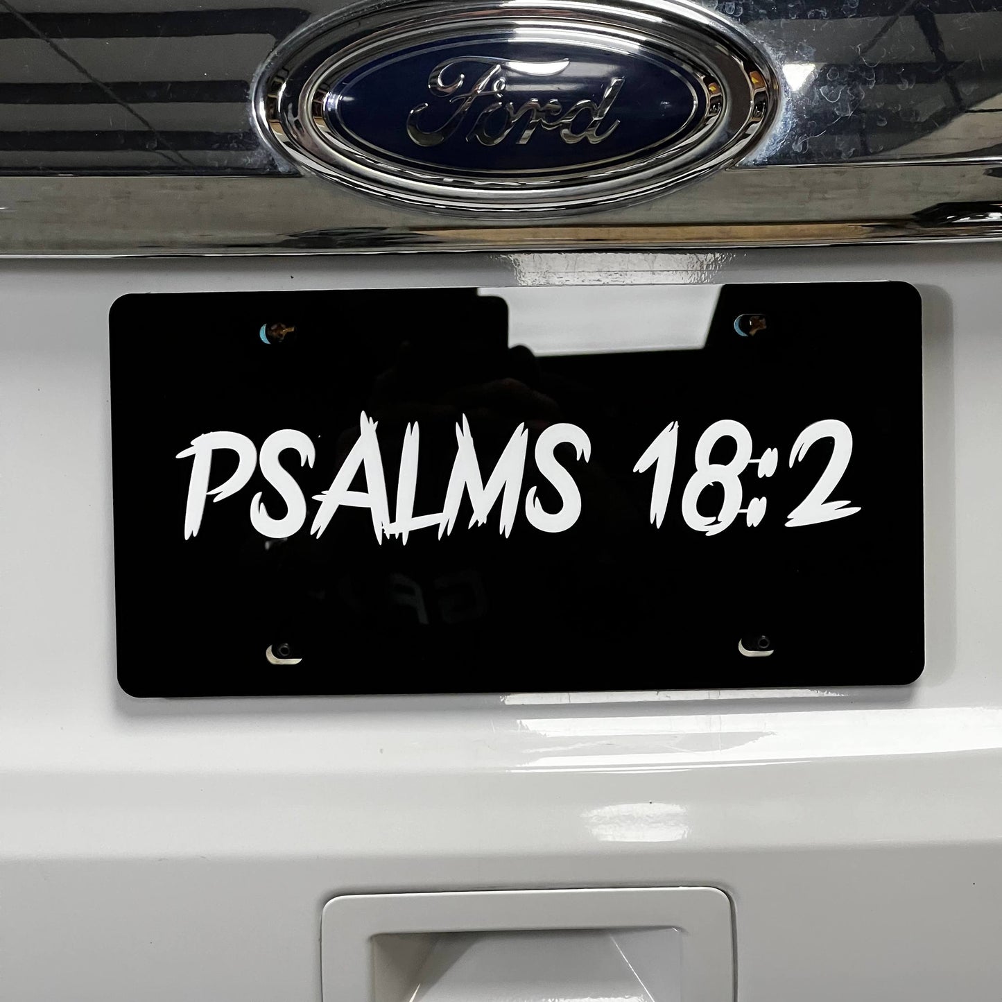 1PC PSALMS 18:2 3D Acrylic Badge - Car Truck Emblem Fender Sticker