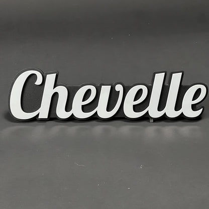 1PC Chevelle 3D Acrylic Badge - Car Truck Emblem Fender Tailgate Trunk Sticker