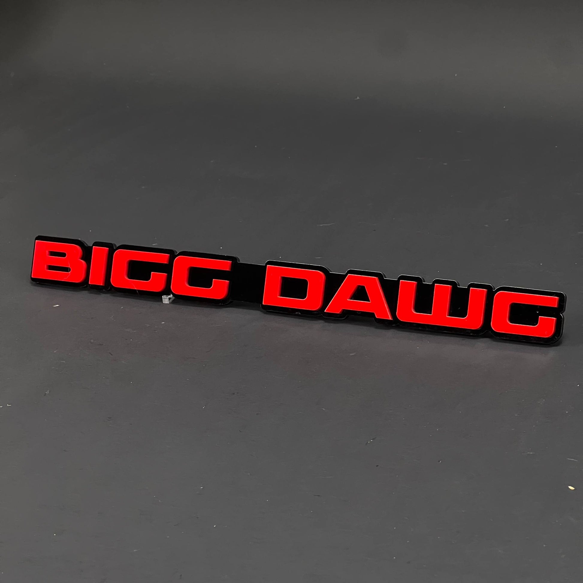 1PC BIGG DAWG 3D Acrylic Badge - Car Truck Emblem Fender Tailgate Trunk Sticker