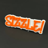 1PC SIZZLE! 3D Acrylic Badge - Car Truck Emblem Fender Tailgate Trunk Sticker